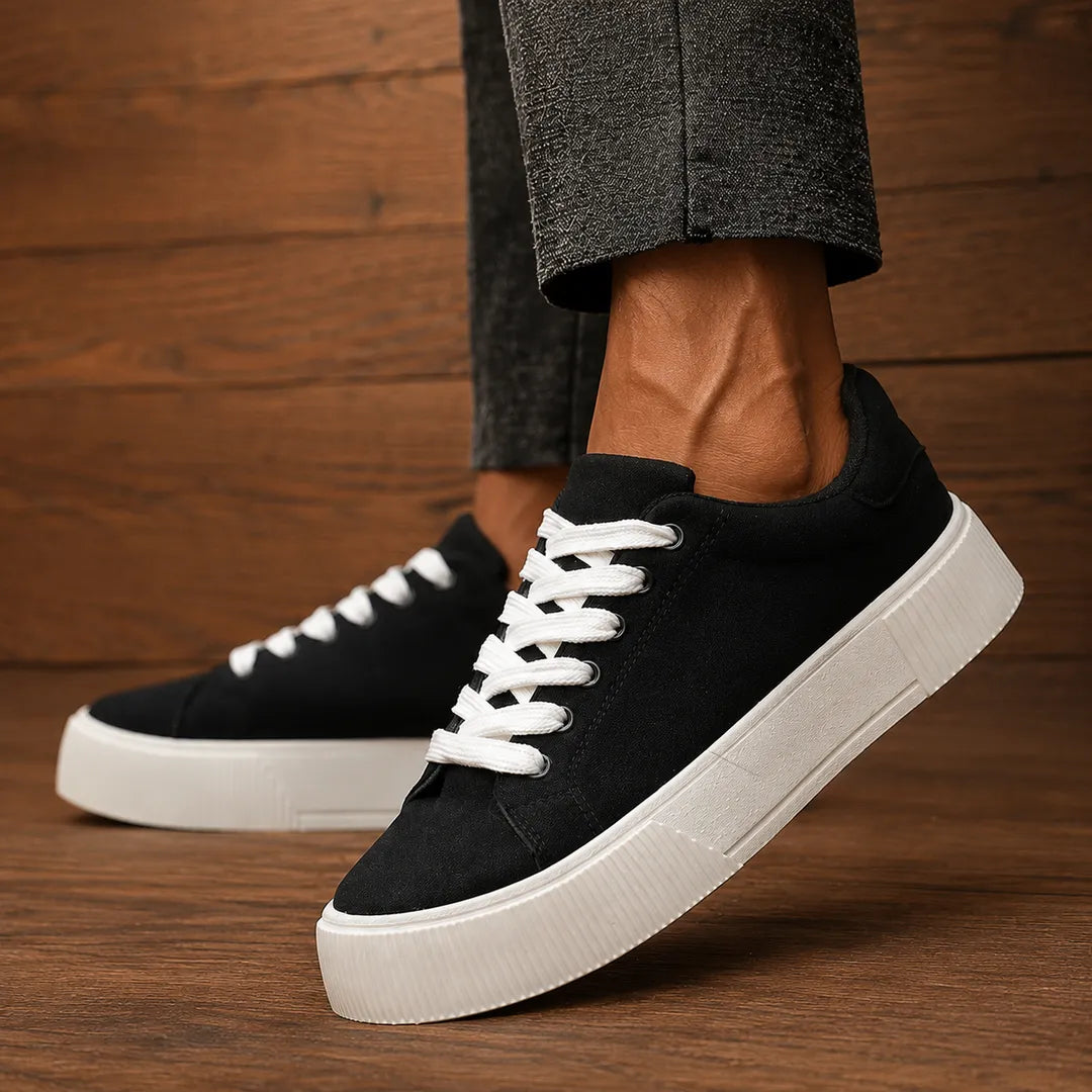 Women's Classic Lace-Up Platform Sneakers