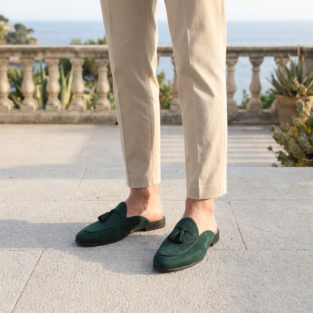 Men's Suede Sandals – Vasto Suede Mules