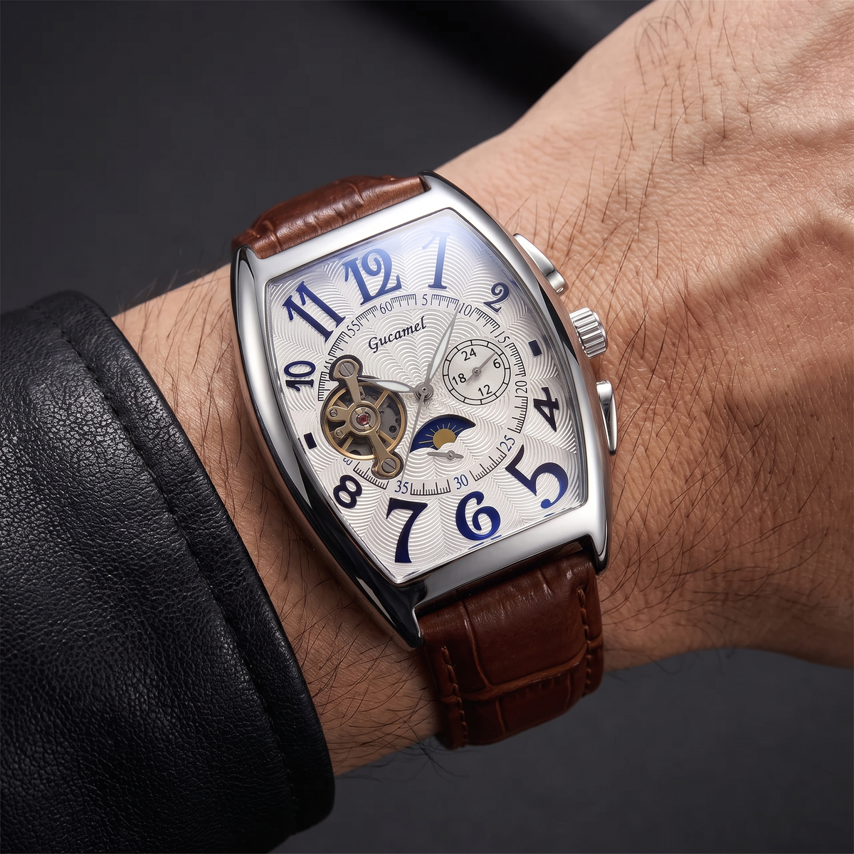Men's Genuine Leather Watch – ARDENVALE WATCH