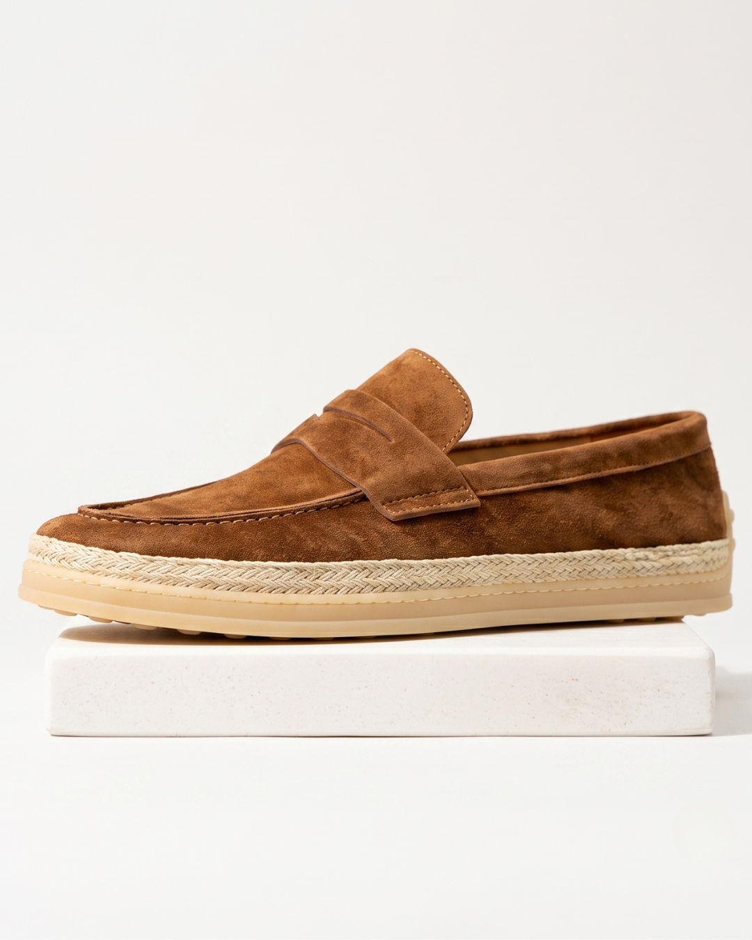 Men's Suede Loafers – Positano Suede Espadrille Driver