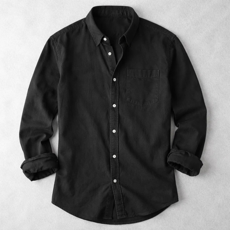 Men's Cotton Top – Voss Vintage Denim Shirt
