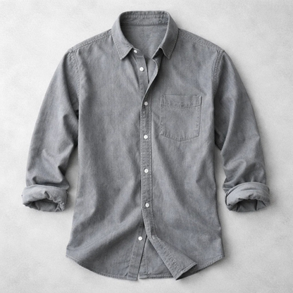 Men's Cotton Top – Voss Vintage Denim Shirt