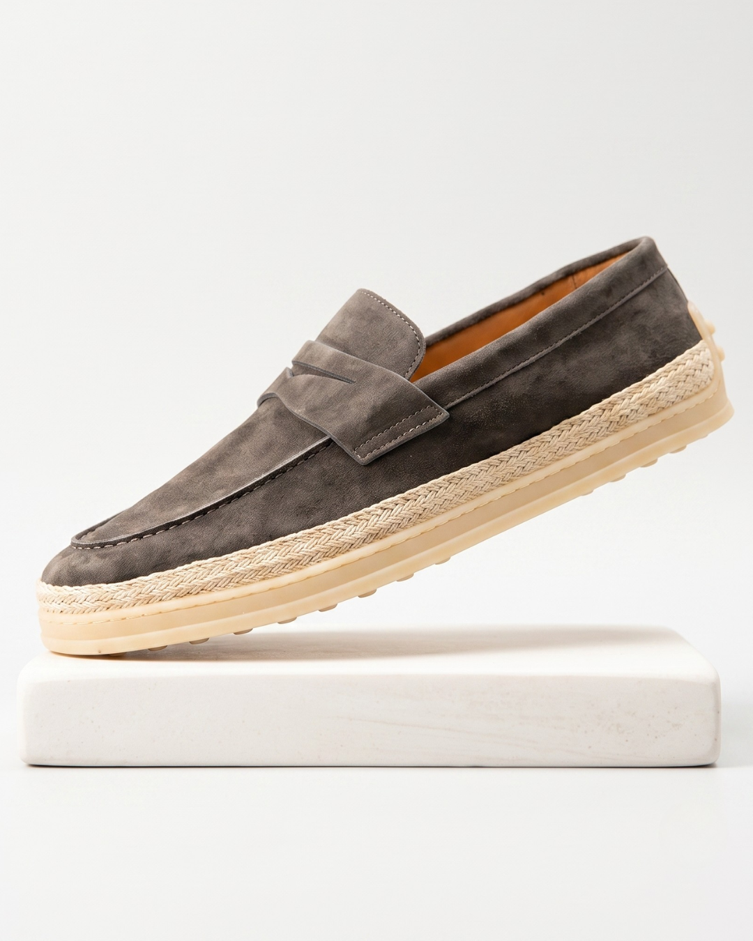 Men's Suede Loafers – Positano Suede Espadrille Driver