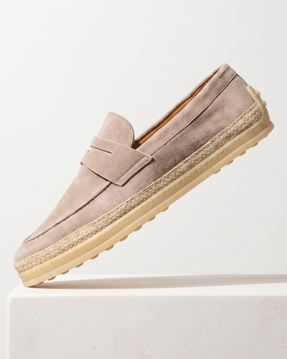 Men's Suede Loafers – Positano Suede Espadrille Driver