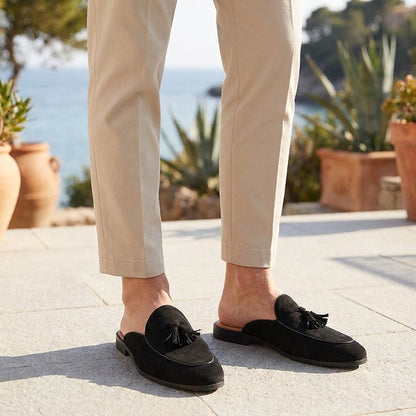 Men's Suede Sandals – Vasto Suede Mules