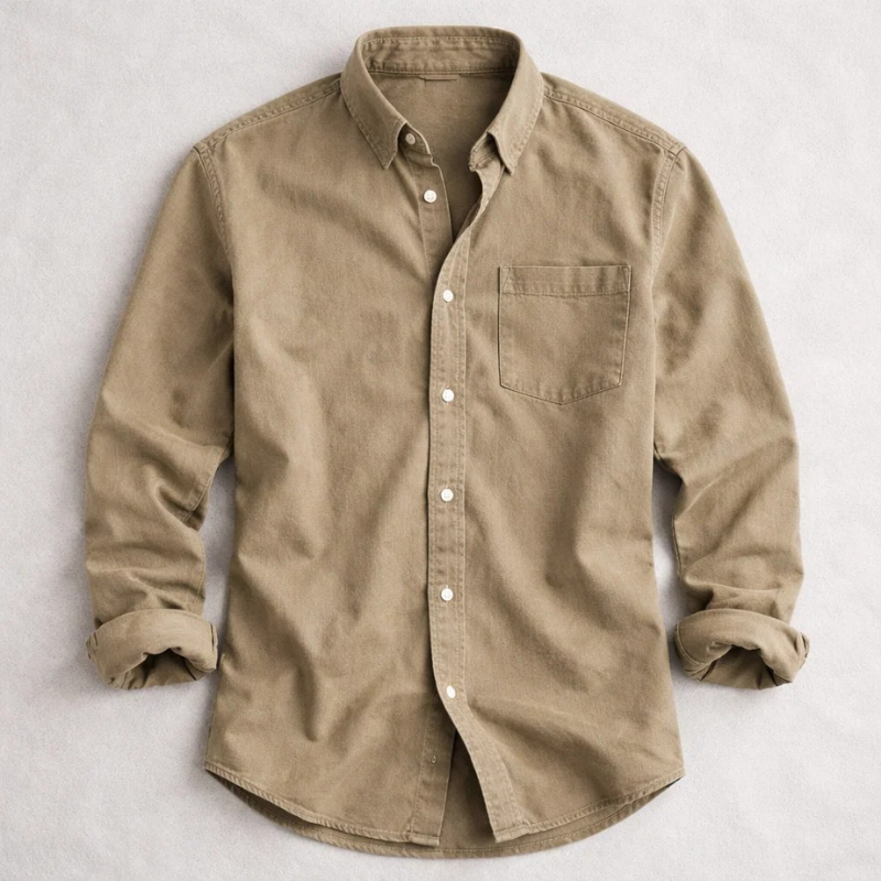 Men's Cotton Top – Voss Vintage Denim Shirt