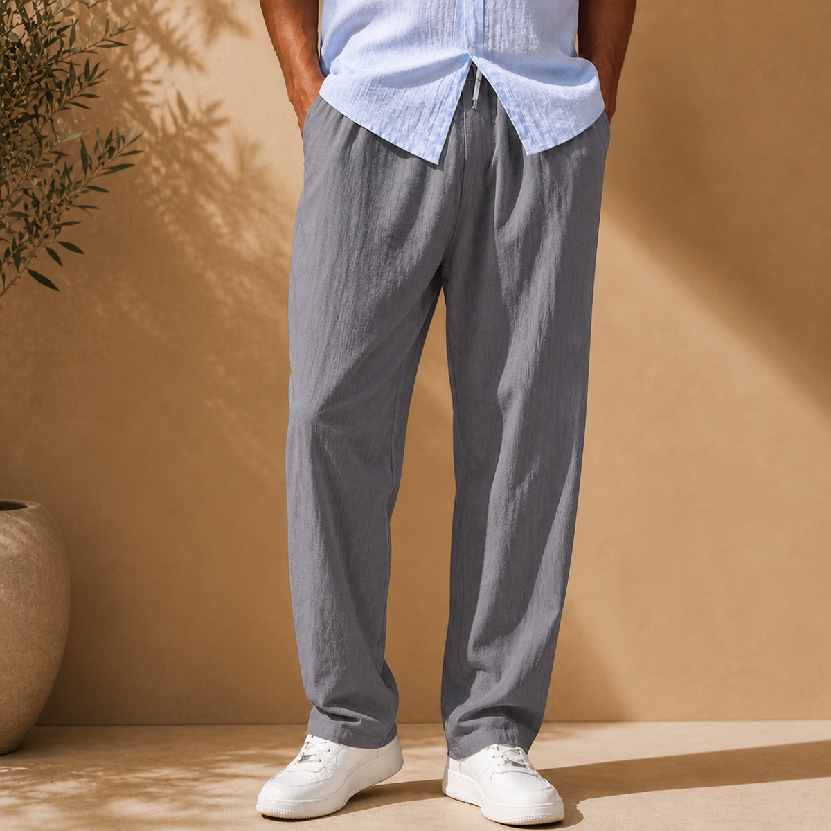 Men's Linen Trousers – Arlo Cotton Linen Pants