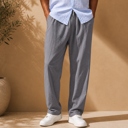 Men's Linen Trousers – Arlo Cotton Linen Pants