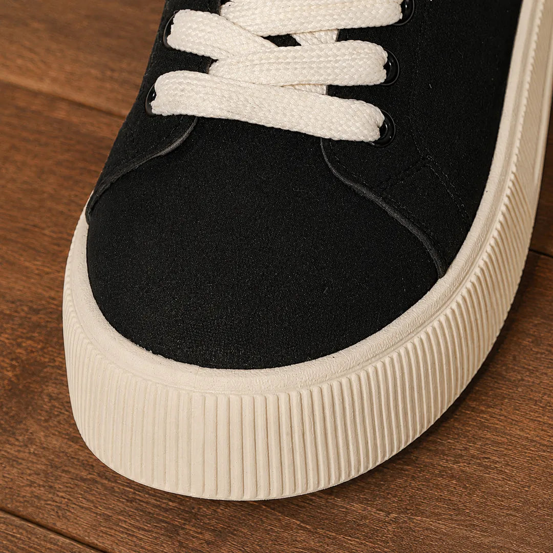 Women's Classic Lace-Up Platform Sneakers