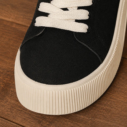 Women's Classic Lace-Up Platform Sneakers