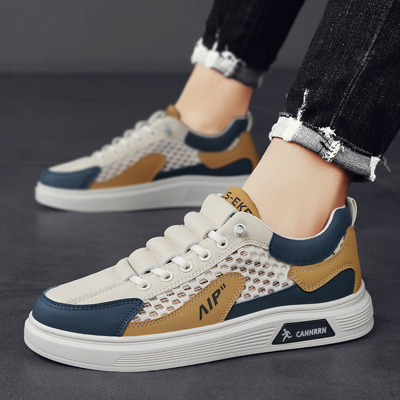 Men's Genuine Leather Cahron Premium Sneakers
