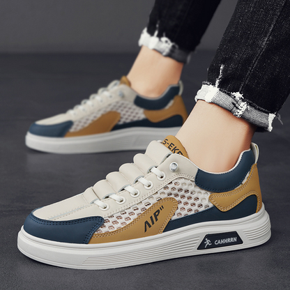 Men's Genuine Leather Cahron Premium Sneakers