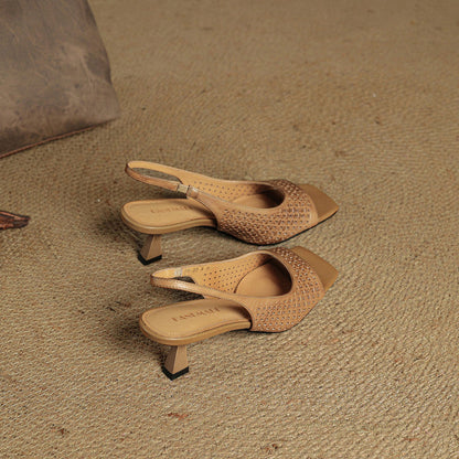 Women's Genuine Leather Heels