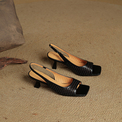 Women's Genuine Leather Heels
