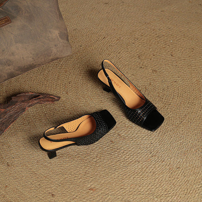 Women's Genuine Leather Heels