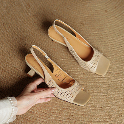 Women's Genuine Leather Heels