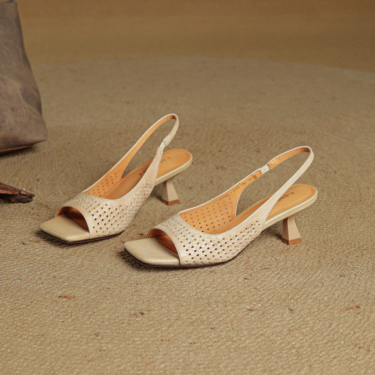 Women's Genuine Leather Heels