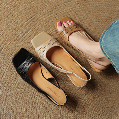 Women's Genuine Leather Heels