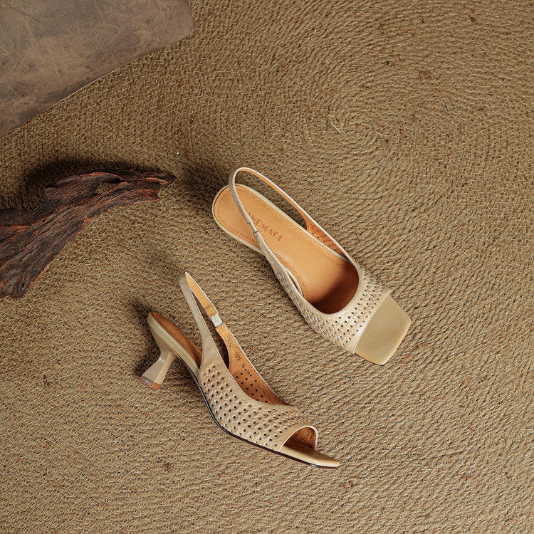 Women's Genuine Leather Heels