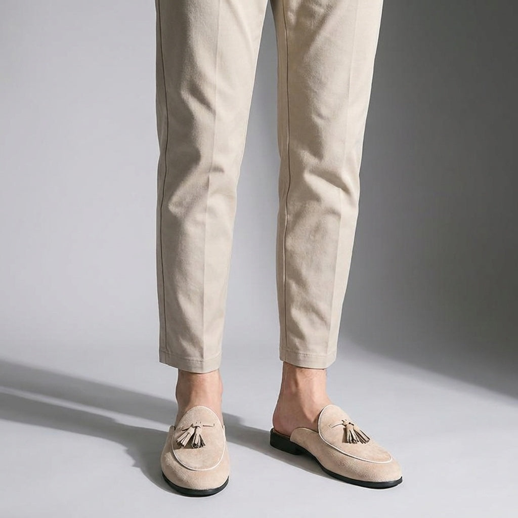Men's Suede Sandals – Vasto Suede Mules