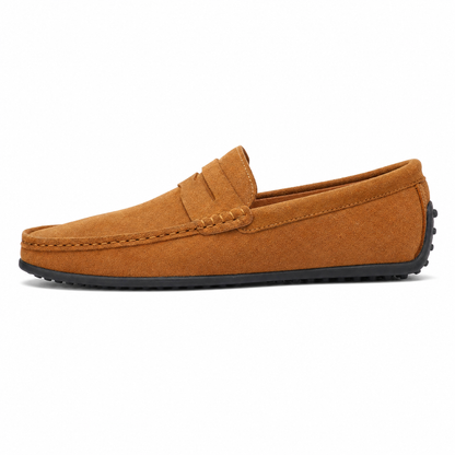Men's Suede Loafers – Gaston Men's Suede Comfort Loafers
