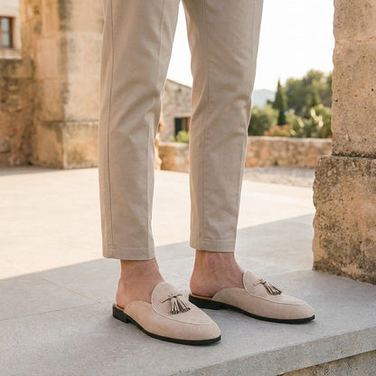 Men's Suede Sandals – Vasto Suede Mules