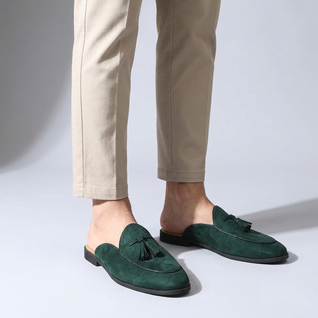 Men's Suede Sandals – Vasto Suede Mules