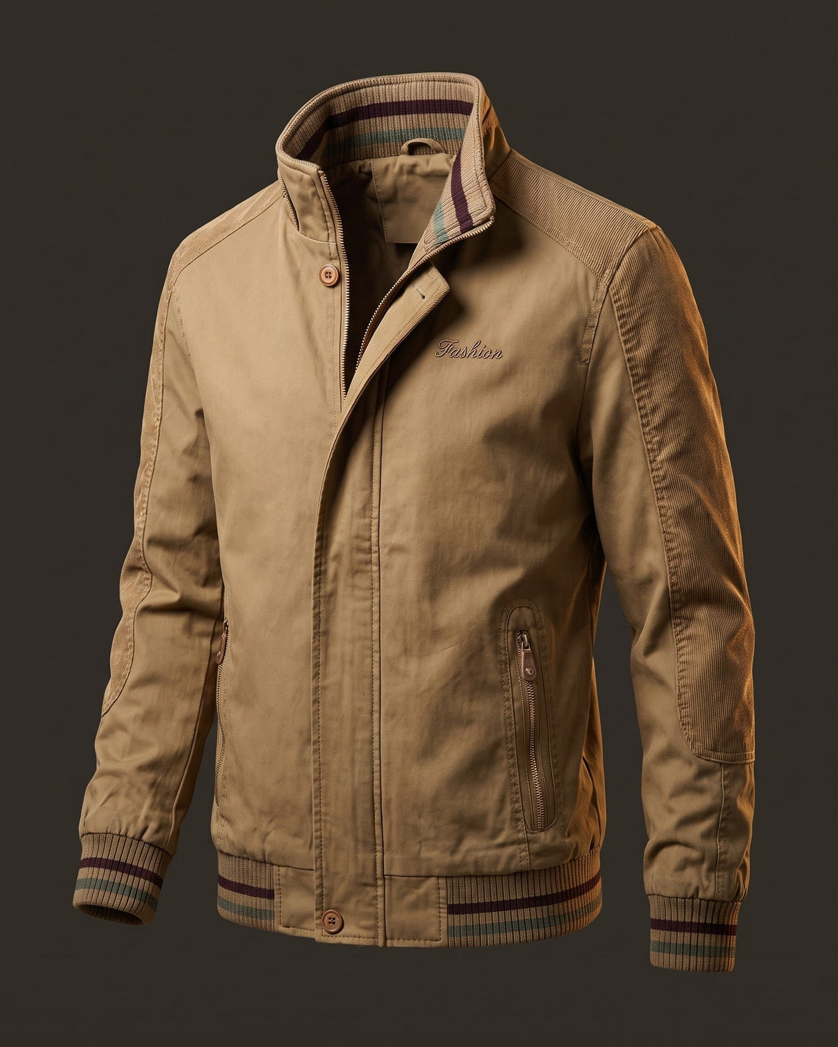 Men's Cotton Jacket – Ricardo Cotton Bomber Jacket