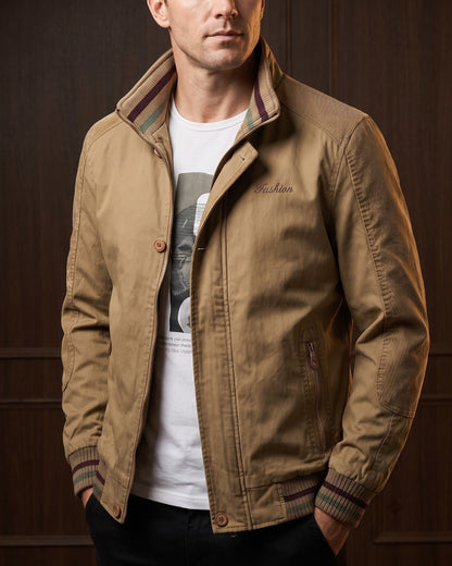 Men's Cotton Jacket – Ricardo Cotton Bomber Jacket