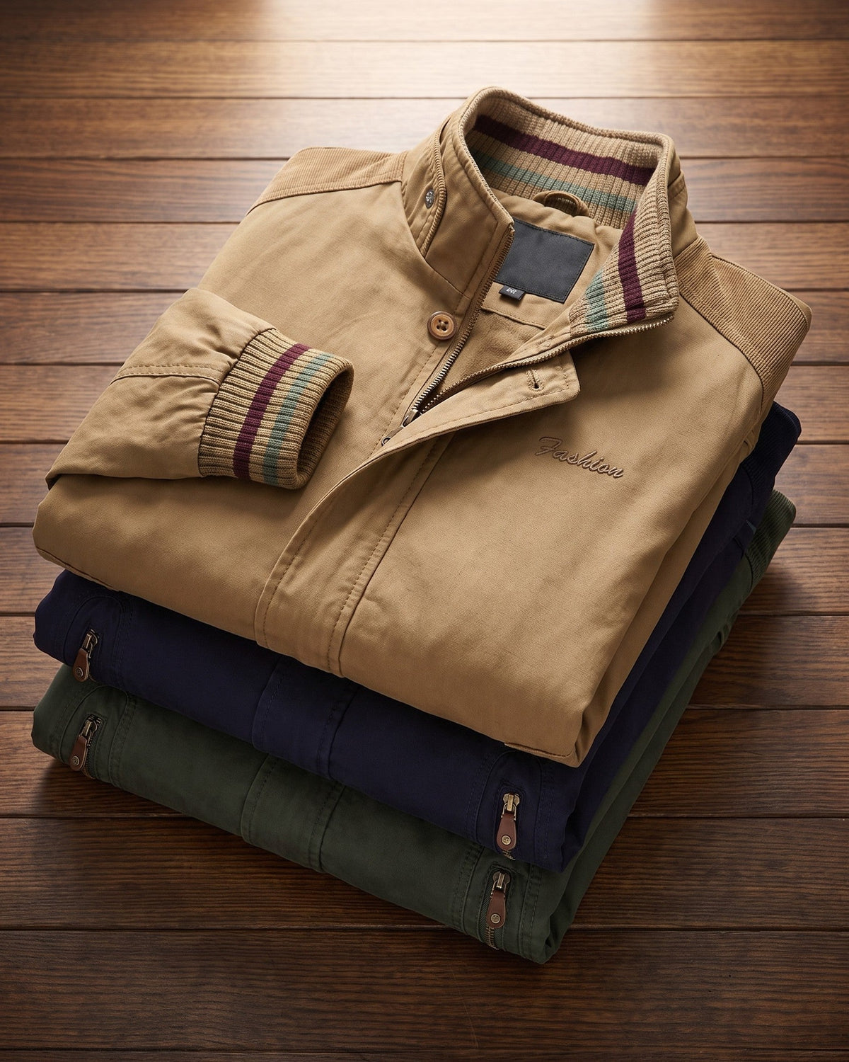 Men's Cotton Jacket – Ricardo Cotton Bomber Jacket