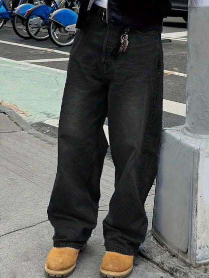 Retro men's jeans