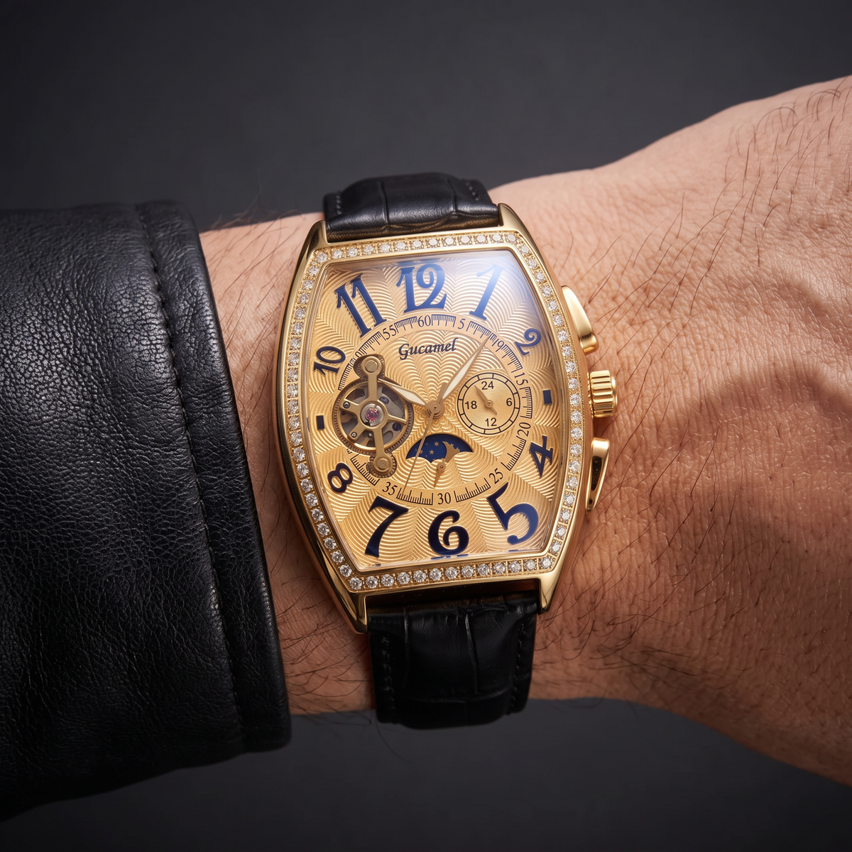 Men's Genuine Leather Watch – ARDENVALE WATCH