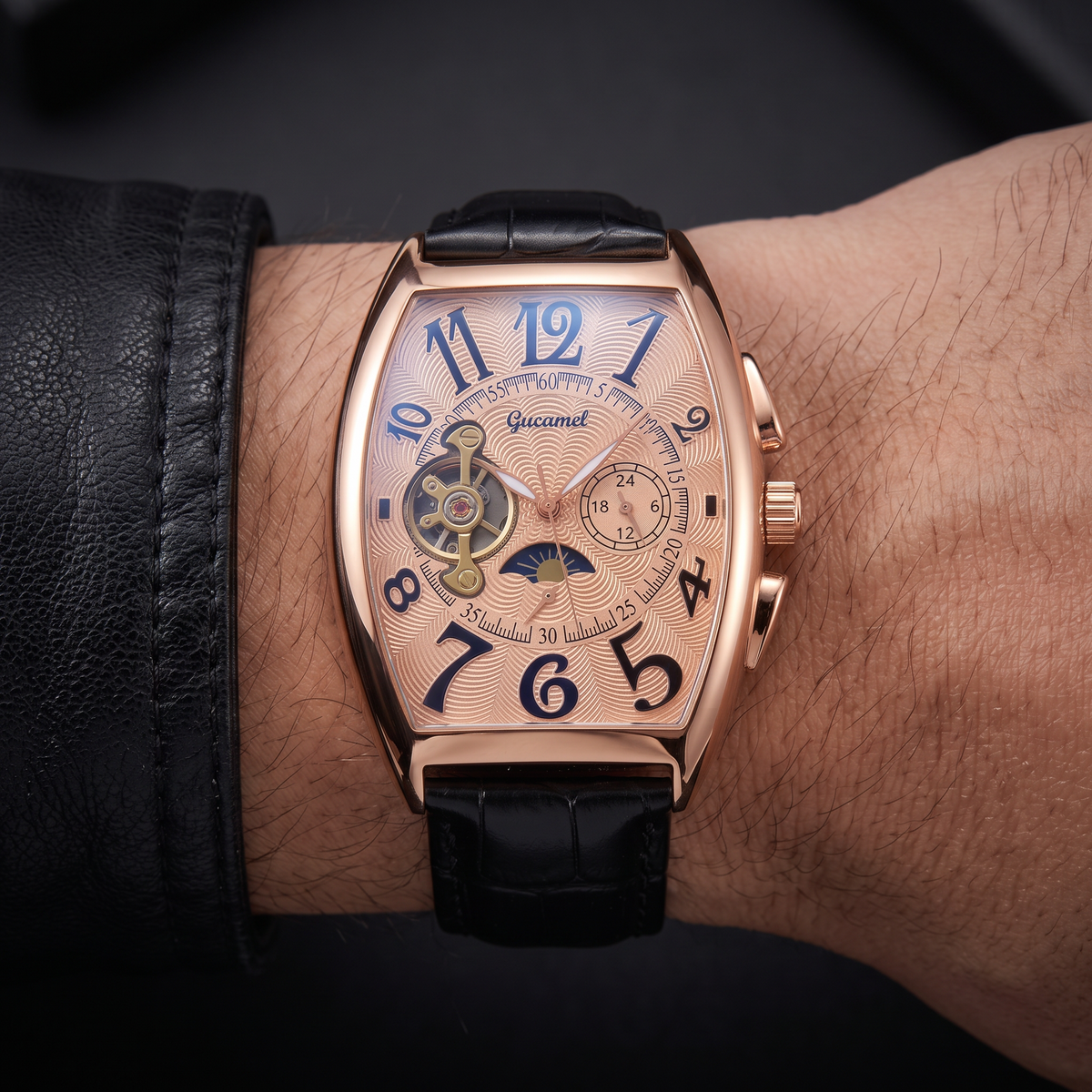 Men's Genuine Leather Watch – ARDENVALE WATCH