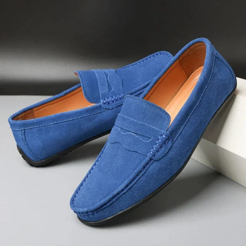 Men's Suede Loafers – Gaston Men's Suede Comfort Loafers