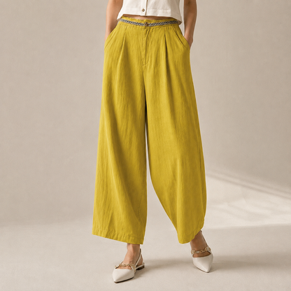 Women's Linen Trousers – Simone Linen Trousers