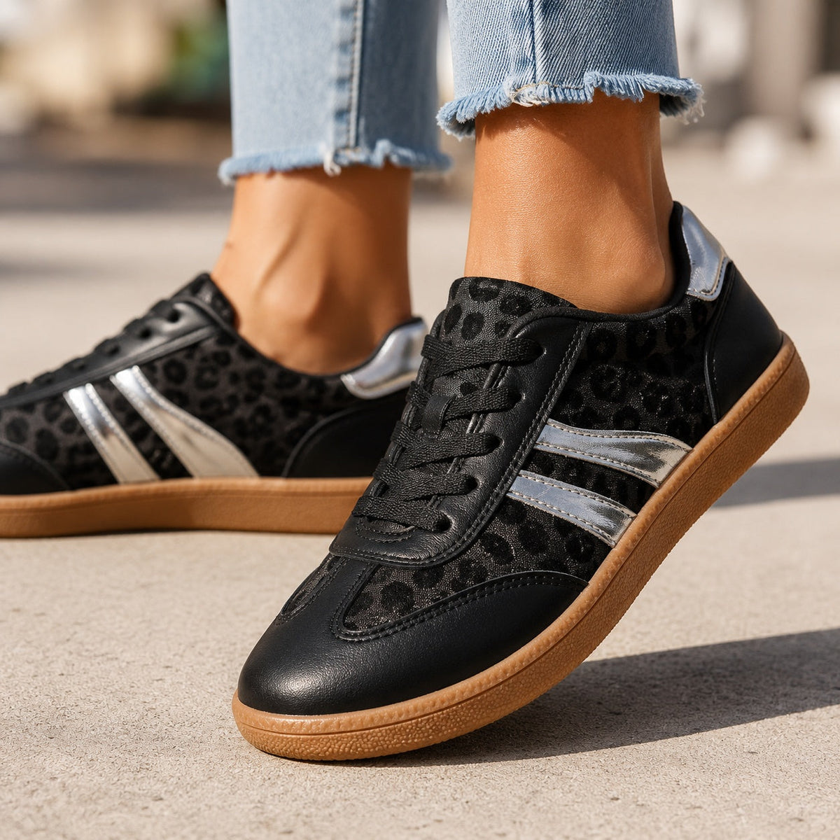 Women's Leopard Print Sneakers – Savana Leopard Sneakers