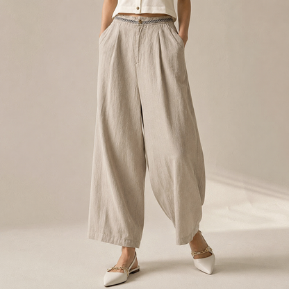 Women's Linen Trousers – Simone Linen Trousers
