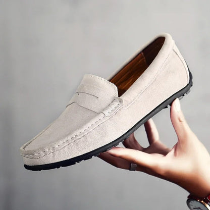 Men's Suede Loafers – Gaston Men's Suede Comfort Loafers