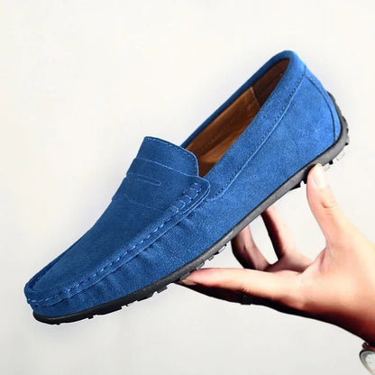 Men's Suede Loafers – Gaston Men's Suede Comfort Loafers
